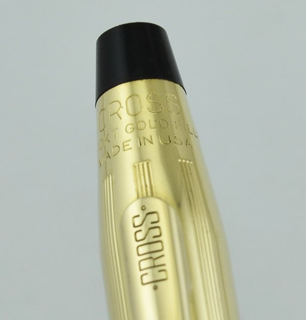 Cross Century (Classic) Fountain Pen - 1/20 10k Gold Stripes, 14k